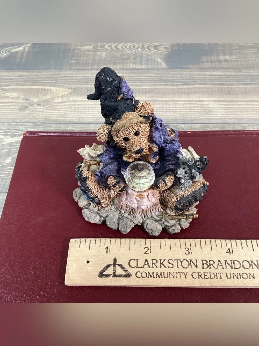 1995 Boyds Bears Figurine Style #2261 Wilson Wonderful Wizard of Wuz, Halloween